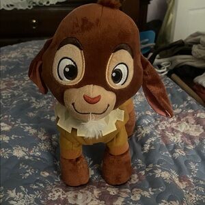 This is a Disney Wish Walk 'n Talk Valentino Fainting Goat interactive plush toy